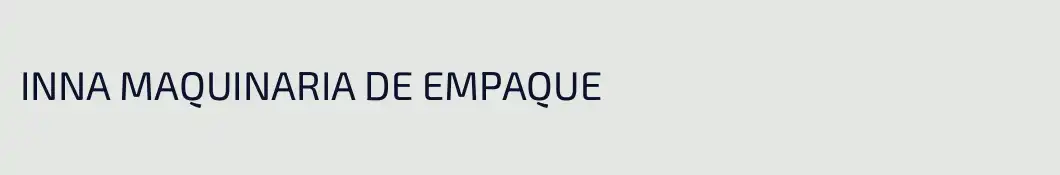 INNA MAQUINARIA DE EMPAQUE